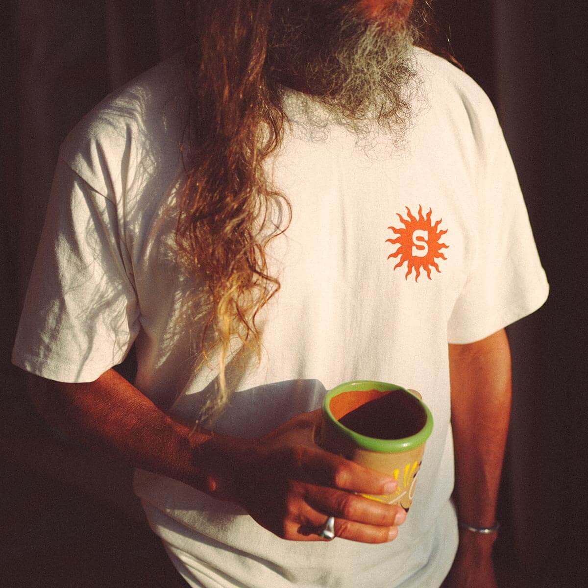 Baja T-Shirt- Vintage White