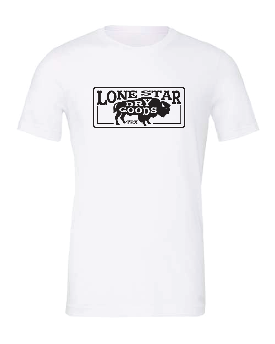 Buffalo Logo T-Shirt- White (Bella Canvas)