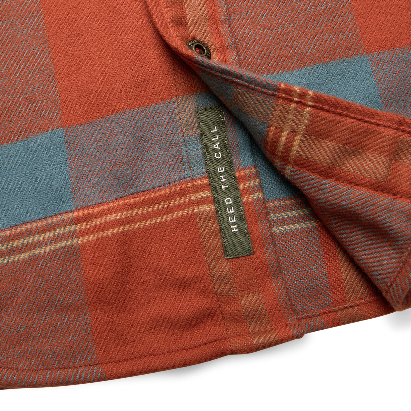 Harker's Flannel- Backdrop Plaid Terracotta