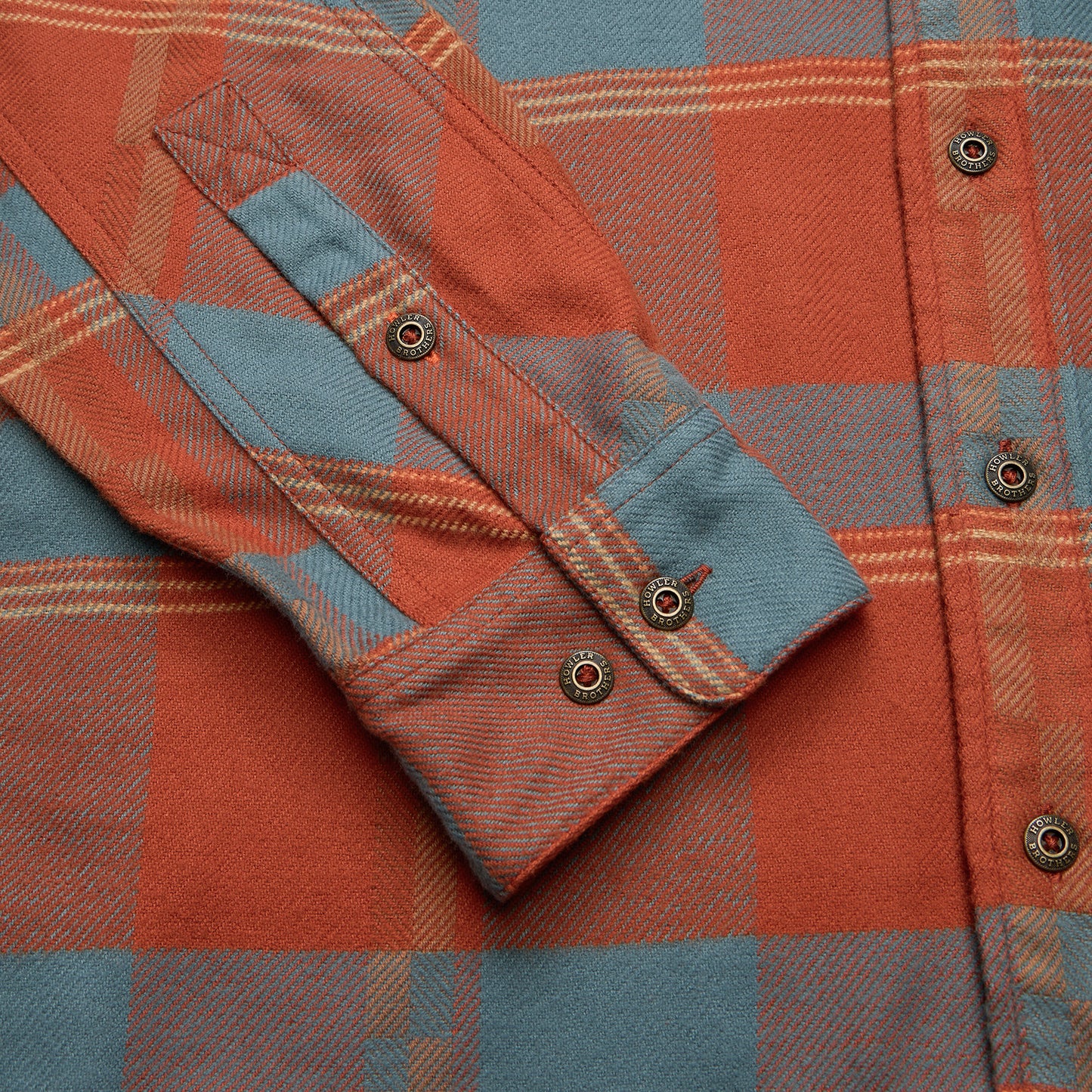 Harker's Flannel- Backdrop Plaid Terracotta