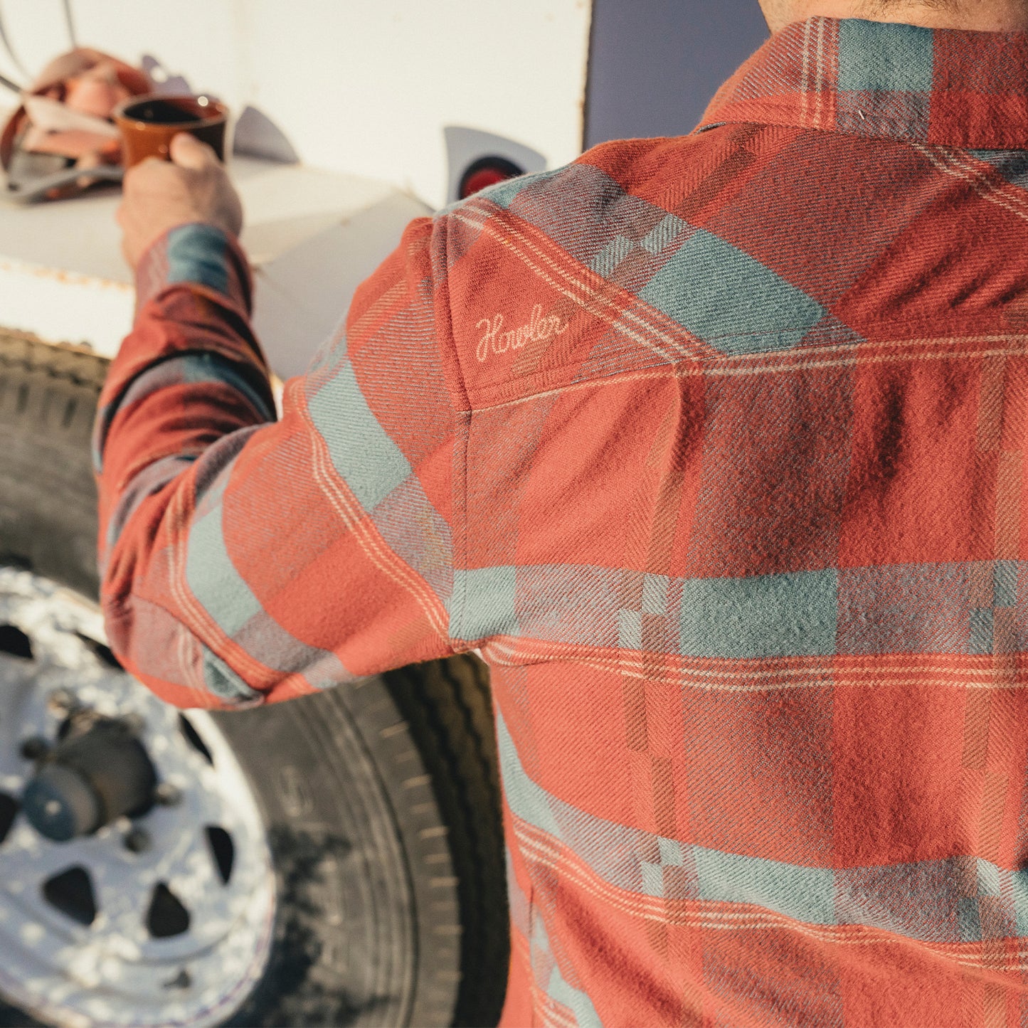 Harker's Flannel- Backdrop Plaid Terracotta