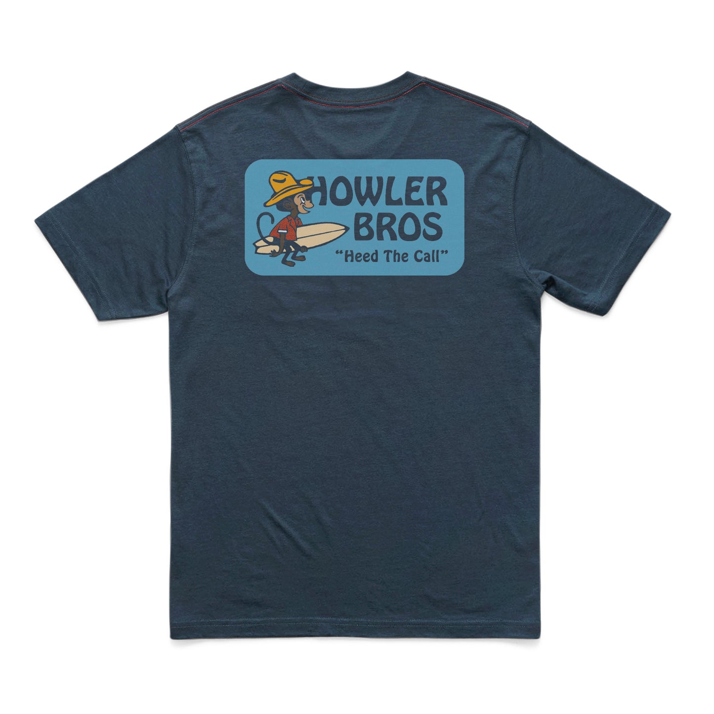 El Monito Surfs Badge T-Shirt- Key Largo