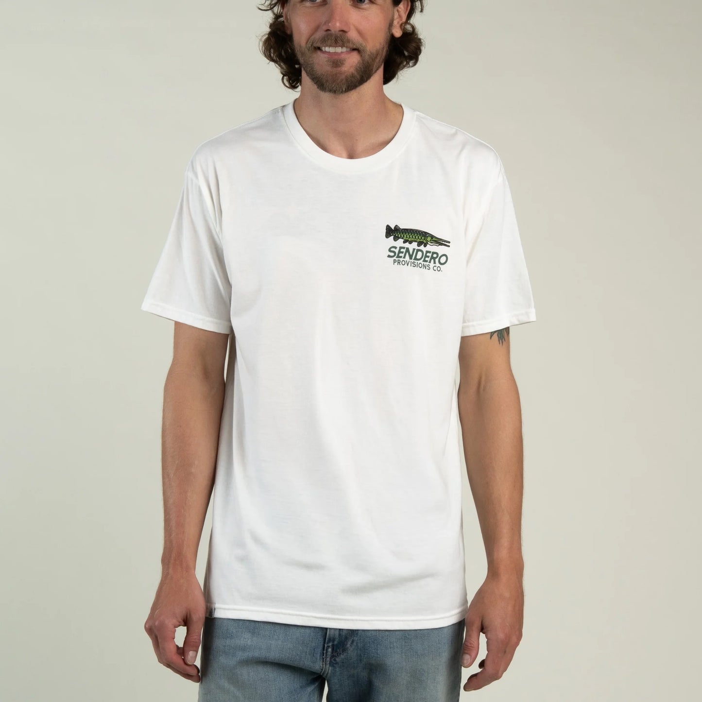 Gar T-Shirt- Vintage White