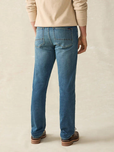 Stretch Terry Indigo 5-Pocket Pant - Indigo Ocean Wash