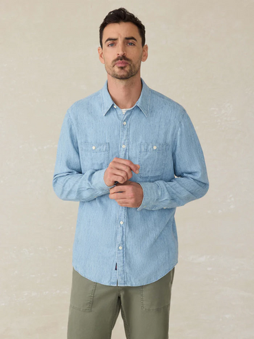 Tried & True Chambray Workshirt - Vintage Indigo