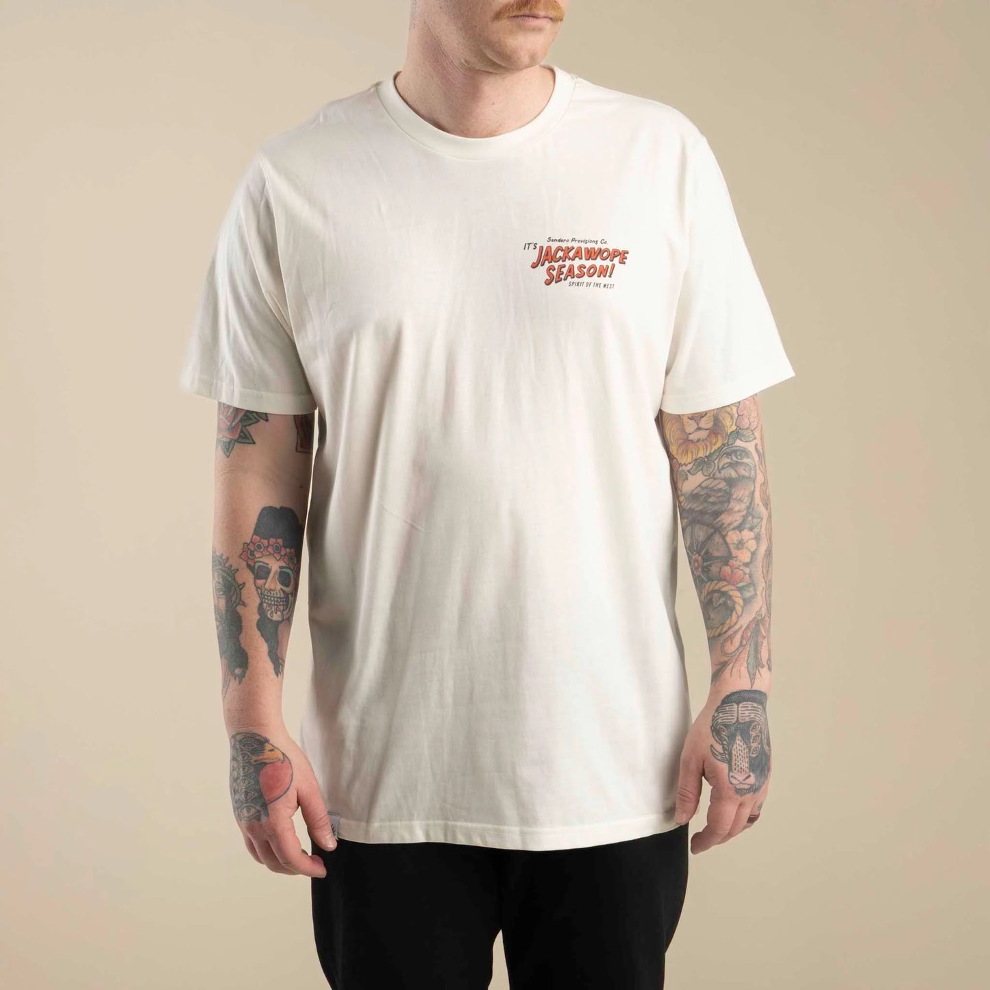 Jackawope T-Shirt- Vintage White