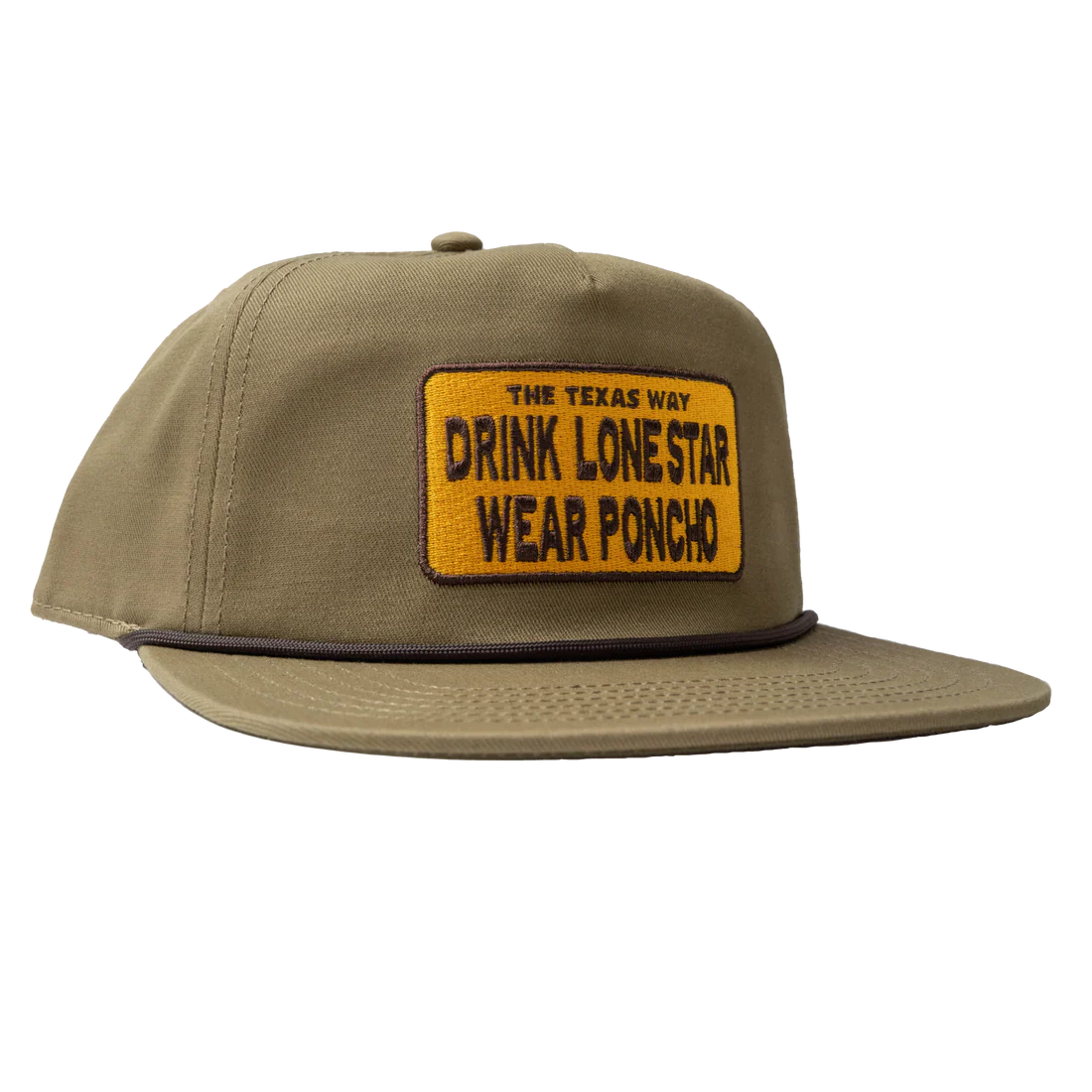 Drink Lone Star Wear Poncho Rope Hat