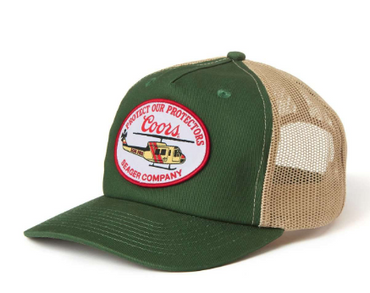 Seager X Coors Banquet Helo Trucker Snapback- Green