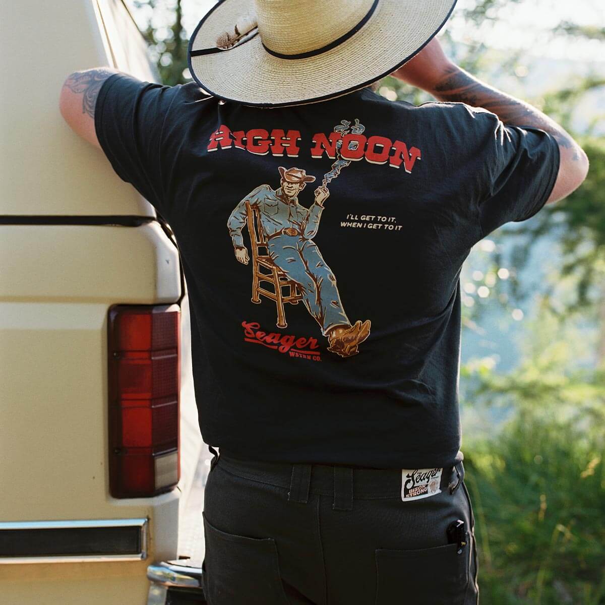 High Noon T-Shirt- Vintage Black