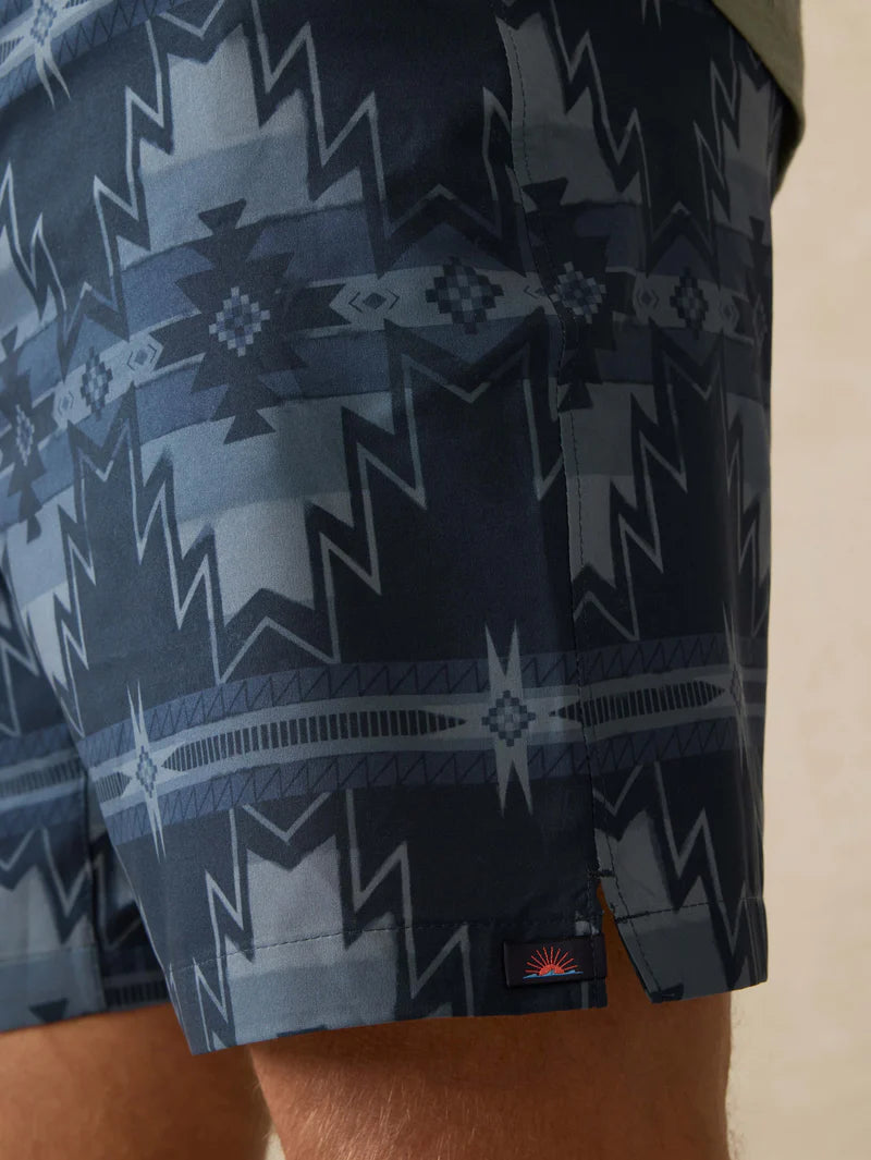 DGF Shorelite Swim Trunks 7in- Night Navy Stars