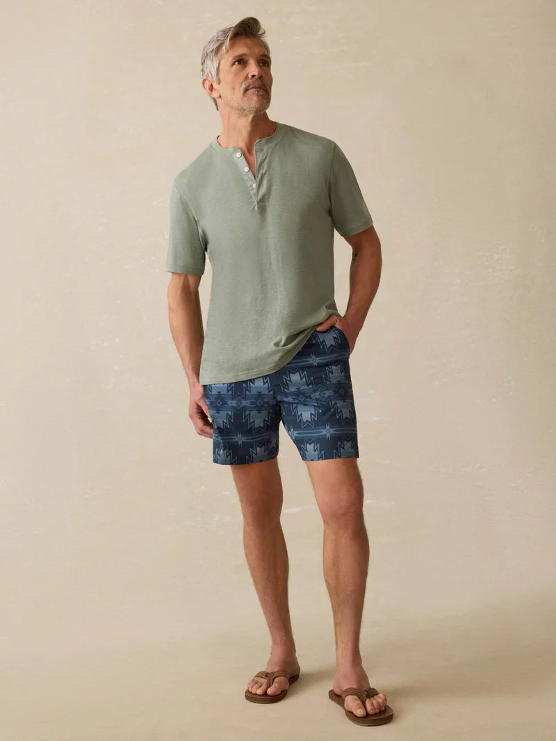 DGF Shorelite Swim Trunks 7in- Night Navy Stars
