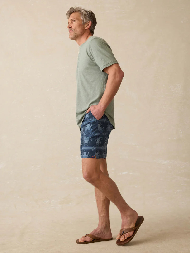 DGF Shorelite Swim Trunks 7in- Night Navy Stars