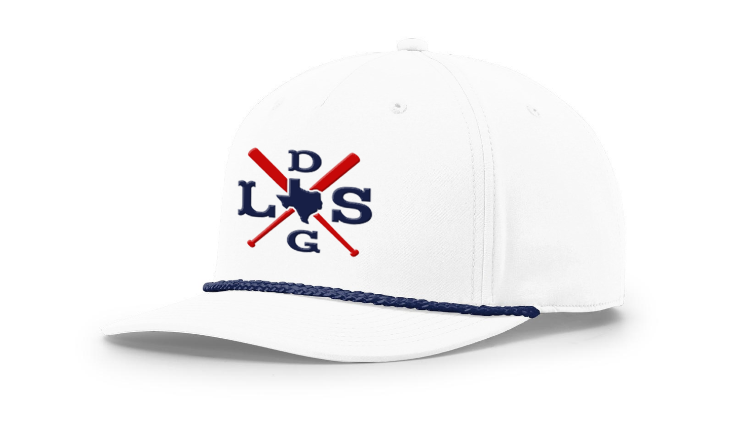 LSDG Embroidered Hat - White