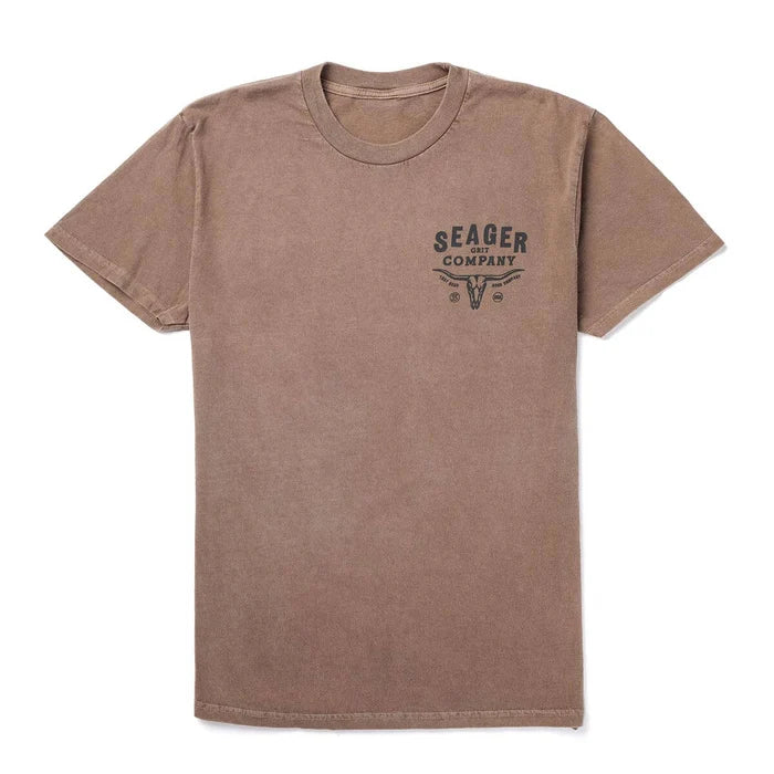 Longhorn Tee - Pigment Brown