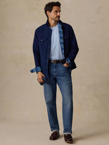 Reversible Bondi Jacket- Shoreview Indigo Wash