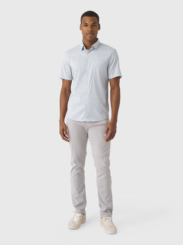 Movement Monterey Short Sleeve Shirt- Blue Palm Beach