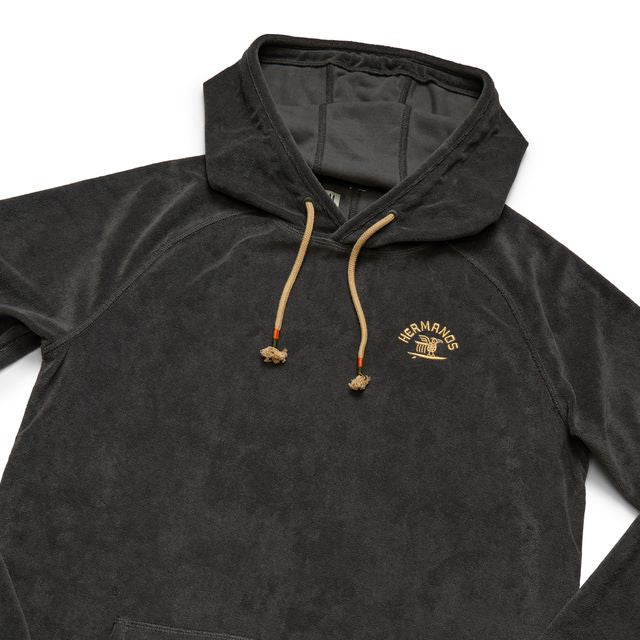 Surfbird Terrycloth Hoodie- Antique Black