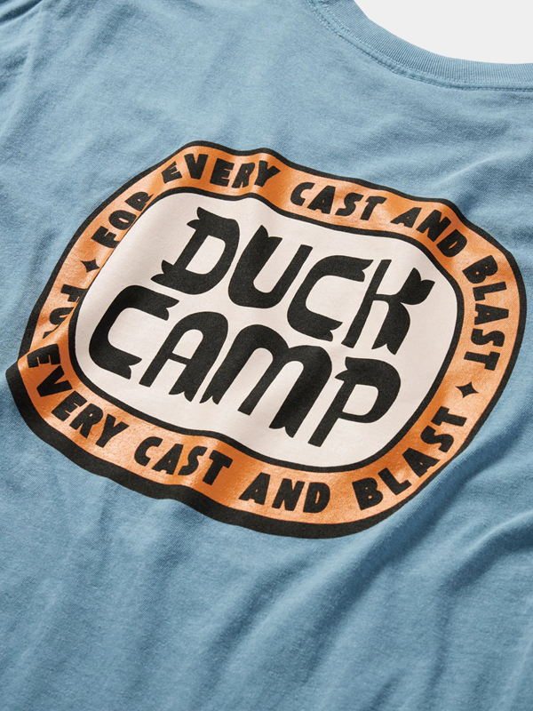 Buckle Badge T-Shirt - Coastal Blue
