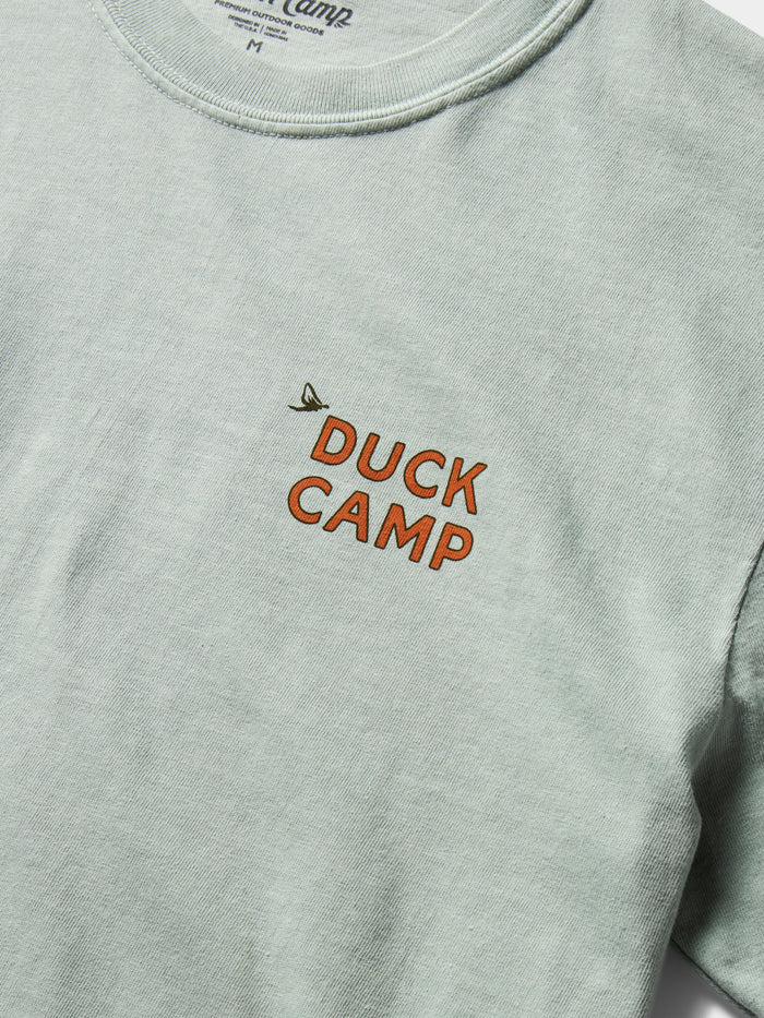 Trout Camp Graphic T-Shirt- Bay