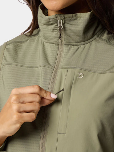 Lightweight Grid Tech Fleece Vest