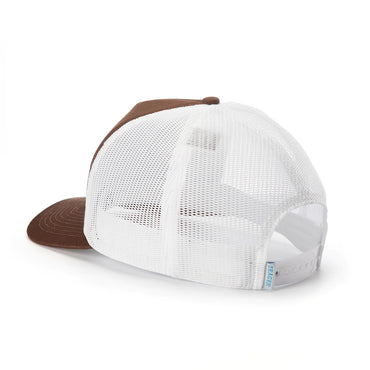 Old Town Snapback Hat- Brown/White
