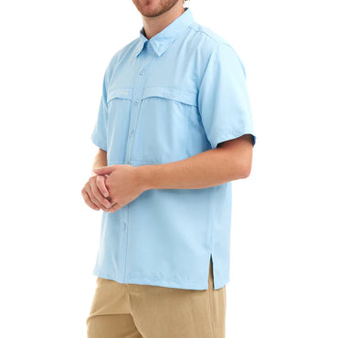 Explorer MicroFiber Short Sleeve Shirt - RainWater