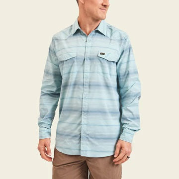 H Bar B Tech Long Sleeve- Martin Stripe/Dusk Daze