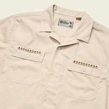 Shores Club Short Sleeve Shirt- Putty
