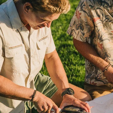 Shores Club Short Sleeve Shirt- Putty