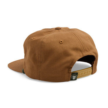 Howler Slab Snapback Hat- Duck Brown