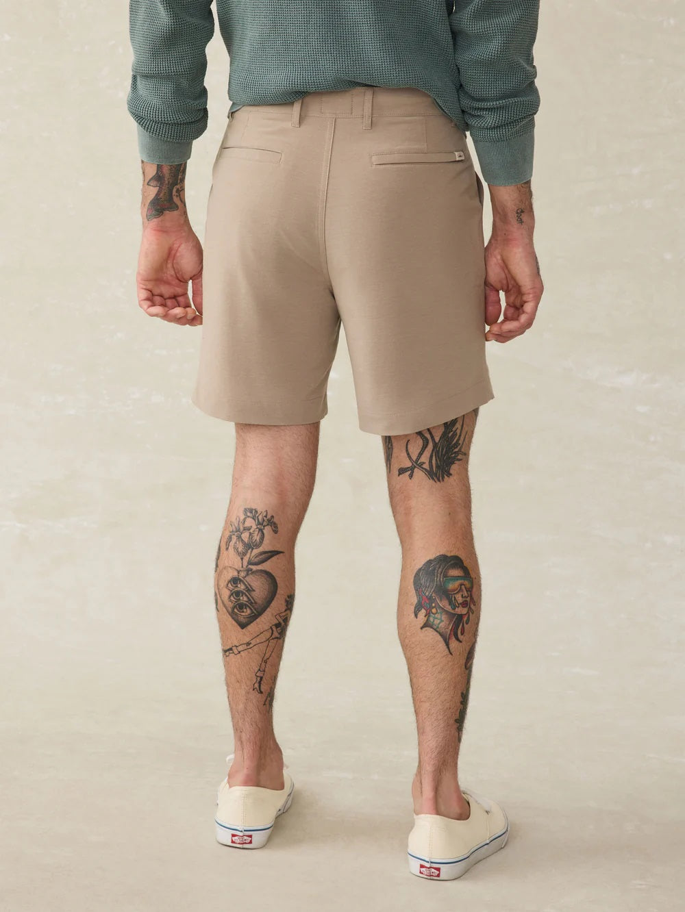 All Day Short 7in- Khaki