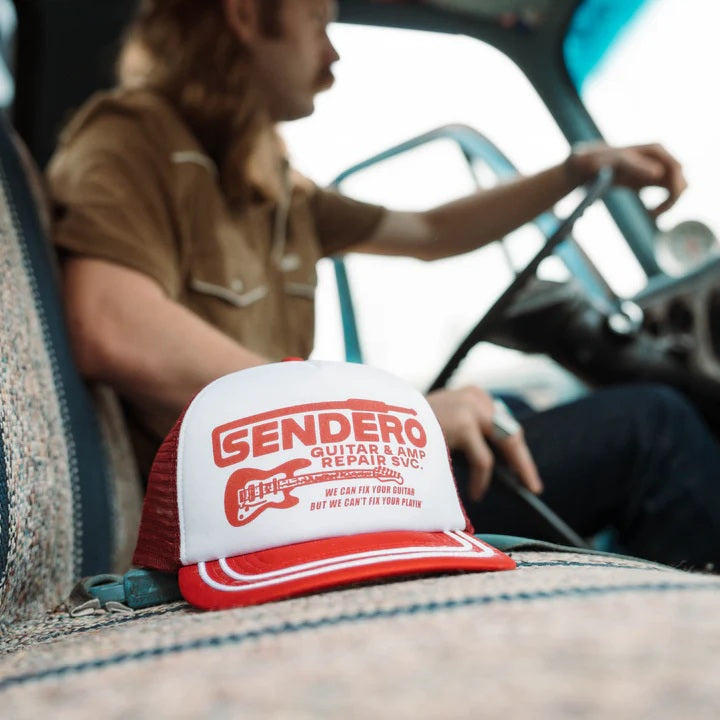Guitar Repair Hat- Red