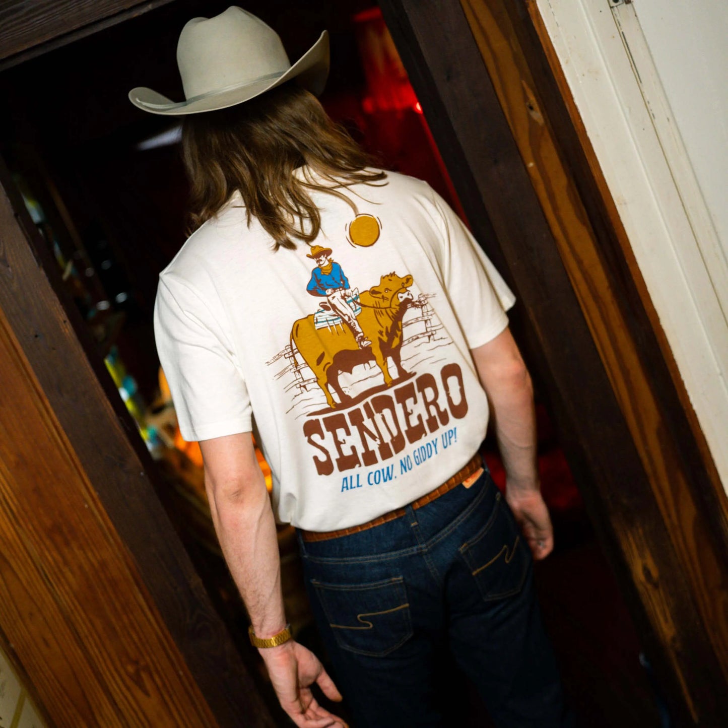 All Cow T-Shirt- Vintage White