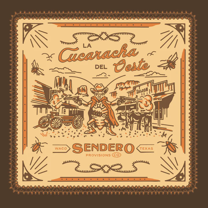 La Cucaracha Bandana- Brown