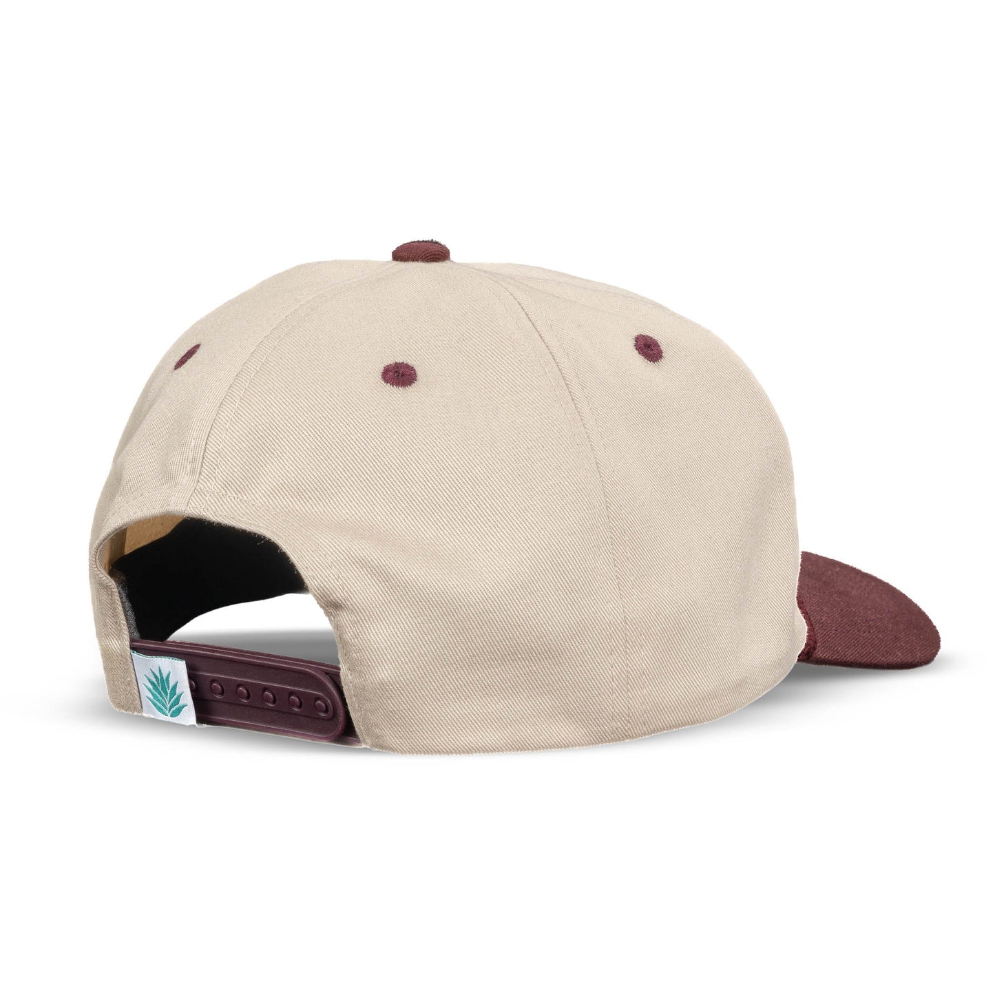 Roping Champ Snapback Hat- White/Brown