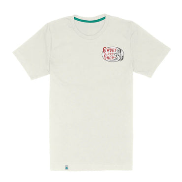 Cowboy Pro Shop T-Shirt- Vintage White