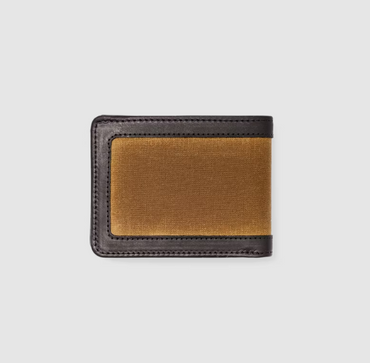 Tin Cloth Outfitter Wallet- Dark tan