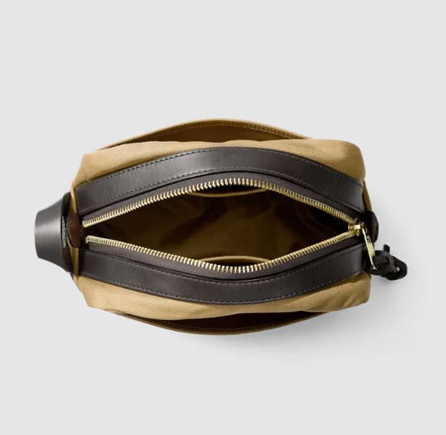 Rugged Twill Travel Kit- Dark Tan