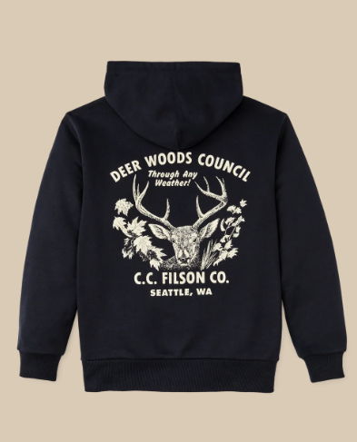 Prospector Buck Graphic Hoodie- Night Sky