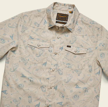 H Bar B Snapshirt- Sea Rodeo/Sand