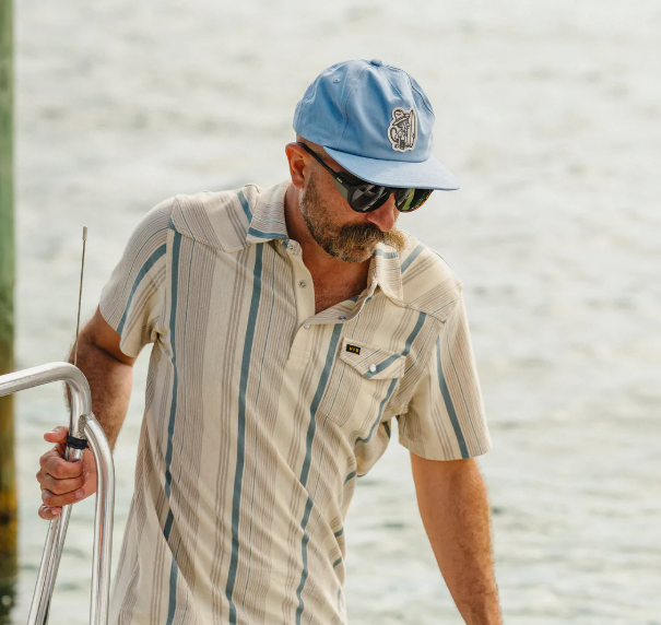 El Monito Surfs Snapback Hat- Blue
