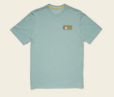 El Monito Surfs T-Shirt- Riviera Blue