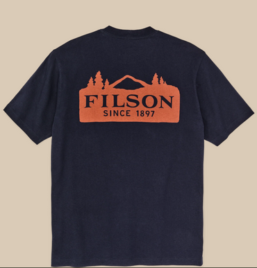 Frontier Logo T-Shirt- Night Sky/Scenic Mark