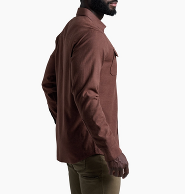 Descendr Flannel Shirt- Rustic Brick