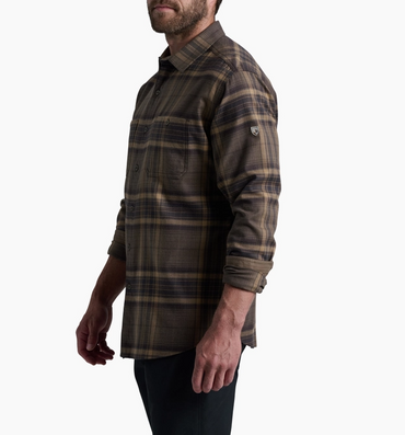 Fugitive Flannel Shirt- Roasted Barley