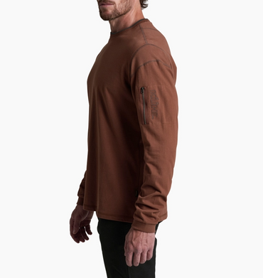 Kommando Long Sleeve Crew- Rustic Brick