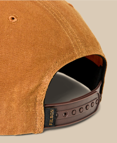 Scenic Patch Waxed Trucker Hat- Gold Brown