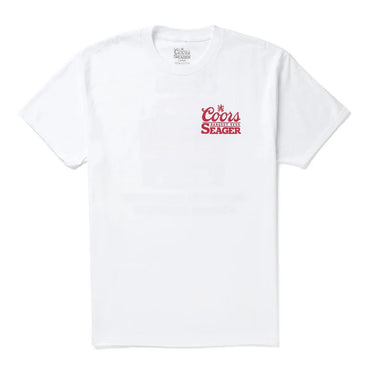Seager X Coors Banquet Bumper T-Shirt- White