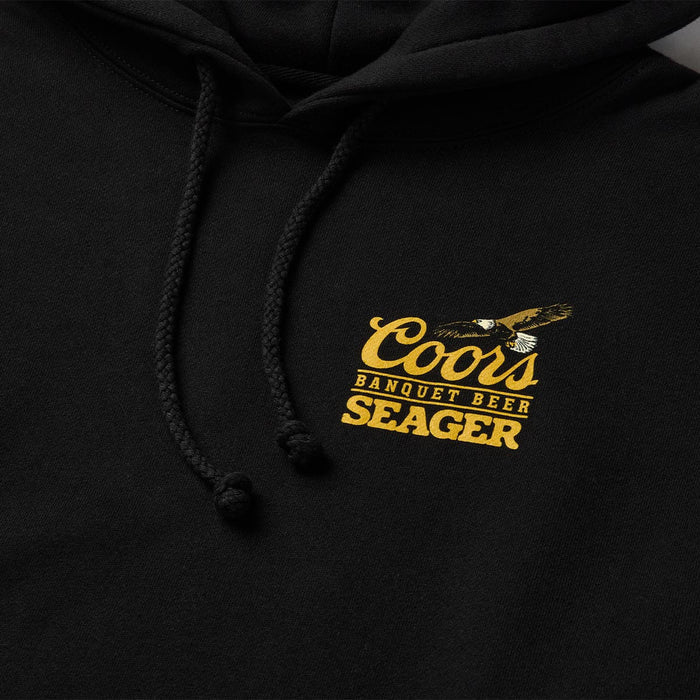 Seager X Coors Banquet Preserve Hoodie- Black