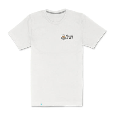 Shootin' Hand T-Shirt- Vintage white